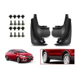 Auto Pearl Front and Rear Mud Guard For Maruti Ciaz (Black) Set of 4 Pcs-14