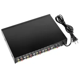 Mak World RCA 1 Input & 8 Output 8 Way Audio Video AMP Splitter Black image 2