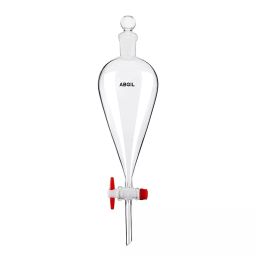 Abgil 250ml Pear Shape Separating Funnel with Interchangeable Stopper and Ptfe Stopcock ABG1675-picture-46