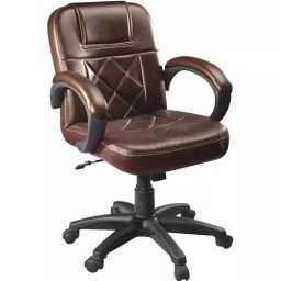 Modern India Seating Low Back Executive Office Chair Brown Color CC LBRSC-537BRN-40