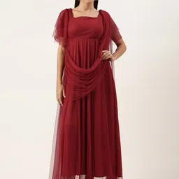U&F Net Maxi Dress-image-75