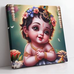 Aura Green & Pink 1 Piece Wood Religious Wall Paintings-image-94