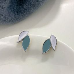 Krelin Silver-Plated Antique Leaf Shaped Studs-image-55