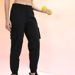 HRX by Hrithik Roshan Women Joggers Style Rapid-Dry Training Cargos-picture-0