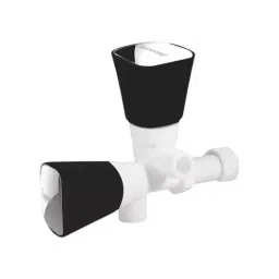 SUPREME Crown Series 2-Way Right Angle Stop Tap Quarter Turn Plastic, O Black-image-67