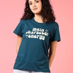 LIMEROAD Women Printed Extended Sleeves Applique T-shirt-image-18