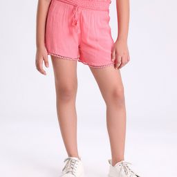 Pine Kids Mid Thigh Softener Wash Shorts - Pink-image-59