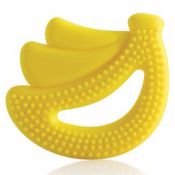 BeeBaby Banana Shape Soft Silicone Teether - Yellow-15