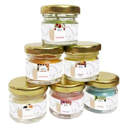 Divine senses Natural Soy Wax Scented Candles Intensely Fragranced -Set of 6 40 g each-image-22
