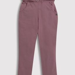 Tiny Girl Solid Denim Paperbag Pants - Onion Pink-image-96