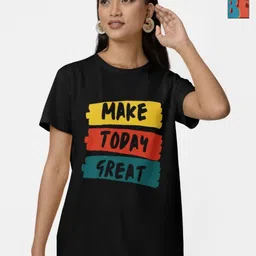 Reifica Women Typography 2 Printed Bio Finish T-shirt-picture-21