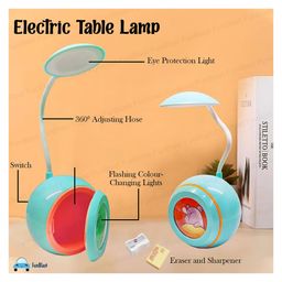 FunBlast Cute Bear Theme Table LED Lamp with Eraser and Sharpener image 2