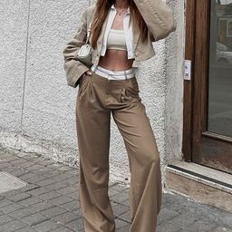 StyleCast x Revolte Women Loose Fit Easy Wash Trousers-image-72