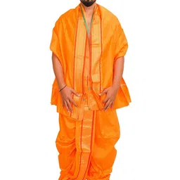 Exotic India Men Printed Ready to Wear Dhoti Pants-image-65