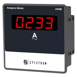 Spectrum Ampere Meter, A90B 96x96 mm Size 92x92 mm Panel Cutout-38