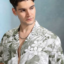 KETCH Men Floral Opaque Printed Casual Shirt-image-54