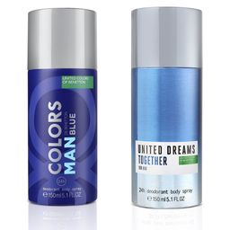 United Colors of Benetton Men Set of 2 Deodorant Sprays-14