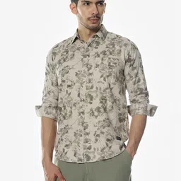 Klub Fox Men Slim Fit Floral Printed Casual Shirt-picture-33