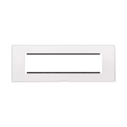 Legrand Cover Plate with Support Frame Myrius Classic White 8 Module, 6795 08 (Pack of 5)-image-94
