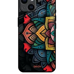 QRIOH Floral Printed iPhone 14 Back Case Mobile Accessories-picture-31
