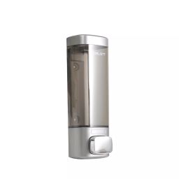 Robustt 200 ml ABS Plastic Grey Wall Mount Soap Dispenser, CD63C (Pack of 5 Pcs)-31