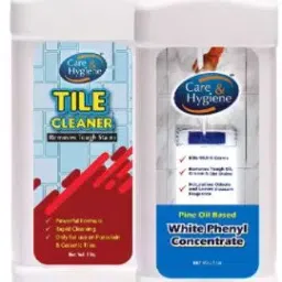 Care & Hygiene 1 + 1 L White Liquid Concentrated Phenyl and Tile Cleaner-image-17