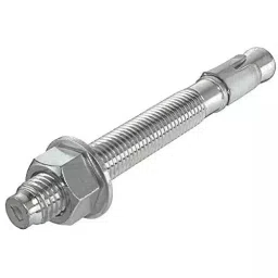 B K JAGAN & CO Zinc Plated Wedge Type Fully Threaded Design Anchor Bolts, 10x100 mm (25 Pcs)-16