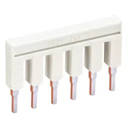 Wago JUMPER, PUSH-IN, 6POS, LIGHT GRAY, 2002-406.-0