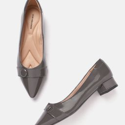 Van Heusen Women Pointed-Toe Block Sandals With Button Detail-19