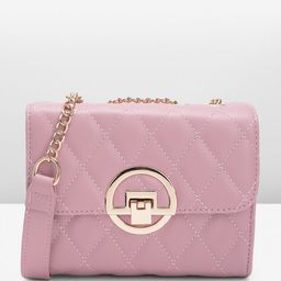 Fastrack Quilted Structured Sling Bag-image-6