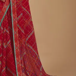 Anouk Rustic Poly Chiffon Bagh Saree image 2
