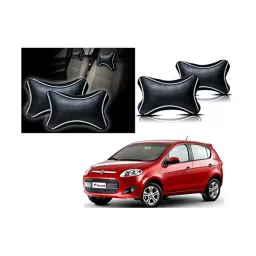 Auto Pearl Black Dots CV Car Neck Rest Pillow Compatible for Fiat Palio-image-60
