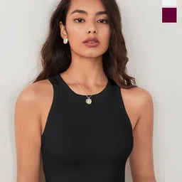 KERI PERRY Women Pack Of 3 Ribbed Sleeveless Tank Crop Top-image-49