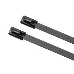 Raychem Ball Lock Cable Ties Non-Magnetic Stainless Steel Black 1000 mm, DAA1000198 (Pack of 100 Pcs)-image-48