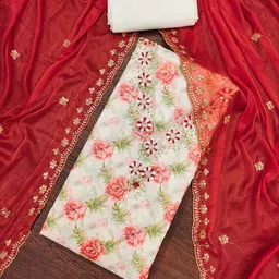 MANVAA Embroidered Unstitched Dress Material-image-70