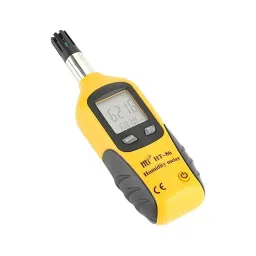 generic Real Instruments Digital Humidity Temperature Meter with Dew Point and Wet Yellow, HT-86 image 2