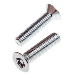 RS PRO Bright Zinc Plated Flat Steel Tamper Proof Security Screw, M6x25 mm, 4828240 (1 Bag of 100)-image-84