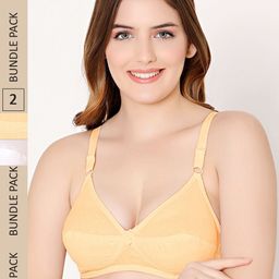 Bodycare Pack Of 2 Full Coverage Non Padded Everyday Bra With All Day Comfort-image-55