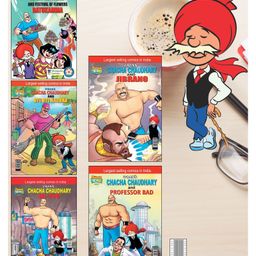 Chacha Chaudhary Comics Pack of 5 - English-image-9