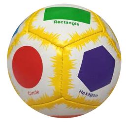 Actonn Soft Kids Soft Football Yellow Grass Print-Shapes- Red Stripe-11 Cm-Multicolour-18