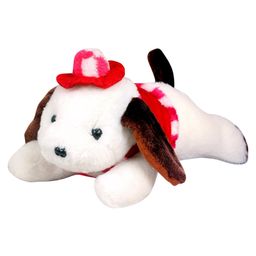 Tickles Laying Puppy Soft Stuffed Plush Animal Toy for Kids Boys & Girls Birthday Gift (Color: White Size: Length 28 cm)-image-47