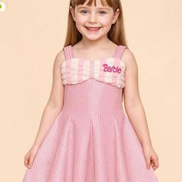 CUTECUMBER Girls Cotton Striped Fit & Flare Dress-picture-30
