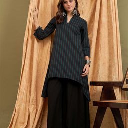 InWeave Women Flared Sleeves Anarkali Kurta-image-27