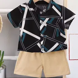 DANGAR Unisex Kids Printed Shirt with Shorts-picture-10