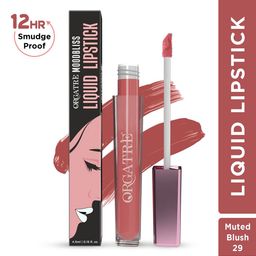 Orgatre Mood Bliss Long Lasting & Hydrating Liquid Lipstick - 4.5 ml - Muted Blush - 29-49