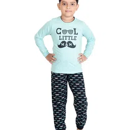Clothe Funn Boys Printed T-shirt with Pyjamas-image-29