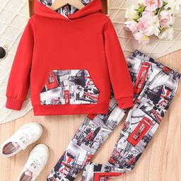 YK Girls Printed Pure Cotton Clothing Set-picture-27