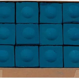 Billiards Snooker & Pool Chalk for Cue Sticks, 12 pcs, Blue Cue Chalk-picture-7