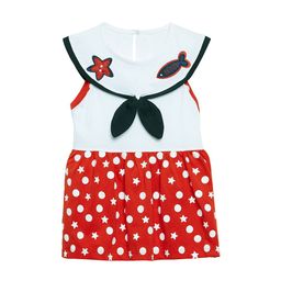 Camey Girls White Printed A-Line Dress-image-21