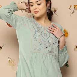 Nayam By Lakshita Embroidered Thread Work Thread Work Kurti-picture-45